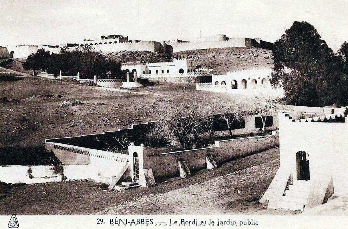 Beni-Abbes - Le Bordj et le Jardin pblic.jpg
